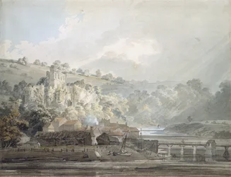 Ansicht von Chepstow, Monmouthshire, ca. 1791-92